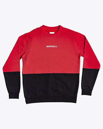 Pánska mikina DC Shoes Downing Crew, Racing Red