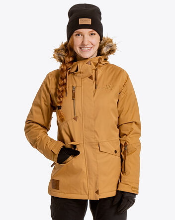 Dámska SNB & SKI bunda Meatfly Athena Premium, Almond