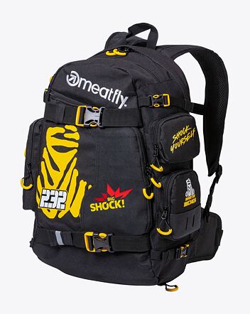 Batoh Meatfly Raiden, Black Big Shock/Michek, 28 L