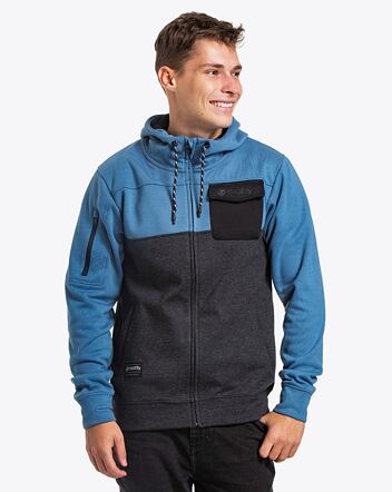 Pánska technická mikina Meatfly Josh, Slate Blue