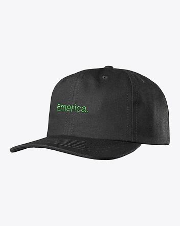 Šiltovka Emerica Pure Gold Dad Hat, Black/Green