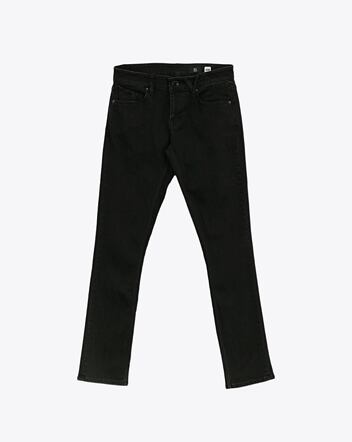 Pánske nohavice Volcom 2X4 Denim, Black Out