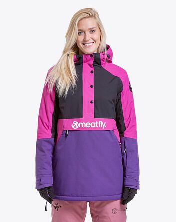 Dámska SNB & SKI bunda Meatfly Aiko, Petunia/Black