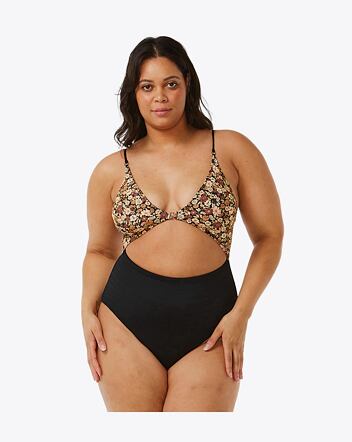 Dámske jednodielne plavky Rip Curl Dreams Good One Piece, Brown