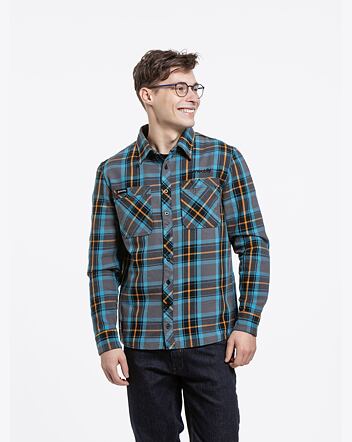 Pánska košeľa Meatfly Hunt 2.0 Premium, Turquoise