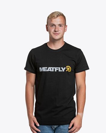 Pánske tričko Meatfly Logex, Grey/Black