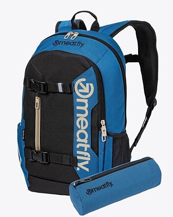 Batoh Meatfly Basejumper, Slate Blue/Black, 22 L