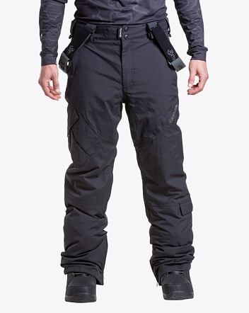 Pánske SNB & SKI nohavice Meatfly Ghost, Black