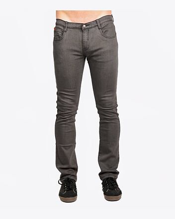 Pánske Nohavice Meatfly Riot - Slim Fit 2014, A - Grey Denim