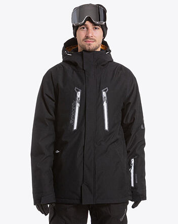 Snowboardová bunda Meatfly Dodge, C - True Black