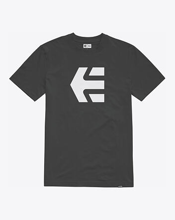 Pánske tričko Etnies Icon, Black/White