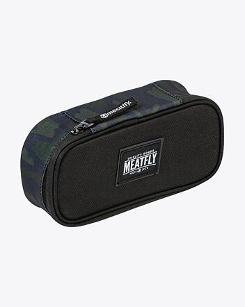 Peračník Meatfly Pencil Case, Black/Rampage Camo