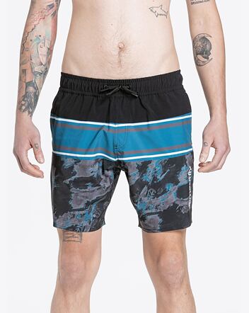 Pánske plavky Meatfly Keith Boardshorts 17", Mossy Petrol