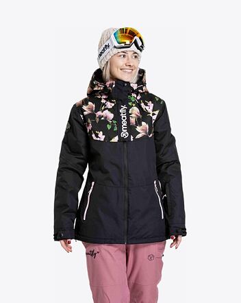 Dámska SNB & SKI bunda Meatfly Kirsten, Magnolia/Black