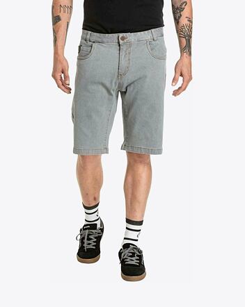 Pánske kraťasy Meatfly Just 2.0 Denim, Grey