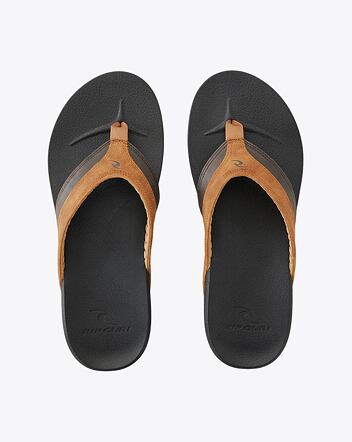 Pánske žabky Rip Curl Soft Top, Black/Brown