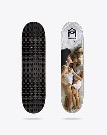 Skateboardová doska SK8Mafia Love, 8,0" - S20, (grey)