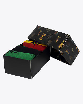 Pánske ponožky Meatfly Ganja Green, Triple pack, DARČEKOVÉ BALENIE