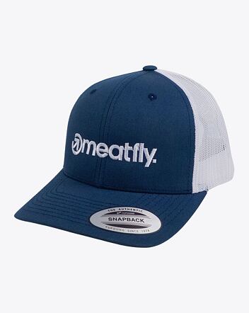 Pánska šiltovka Meatfly MF Logo Trucker, Navy/White