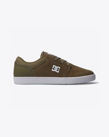 Pánske topánky DC Shoes Crisis 2, Olive / White
