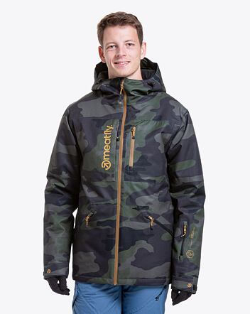 Pánska SNB & SKI bunda Meatfly Helios, Rampage Camo