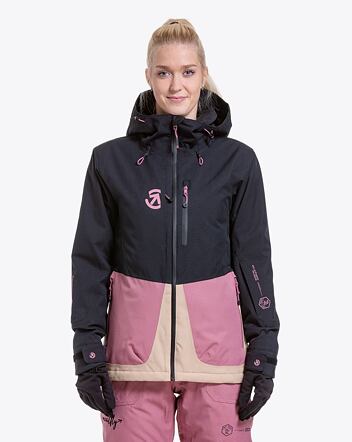 Dámska SNB & SKI bunda Meatfly Gaia, Black