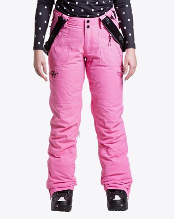 Dámske SNB & SKI nohavice Meatfly Foxy, Hot Pink