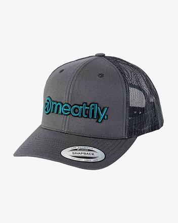Šiltovka Meatfly MF View Trucker, Petrol Logo/Dark Grey