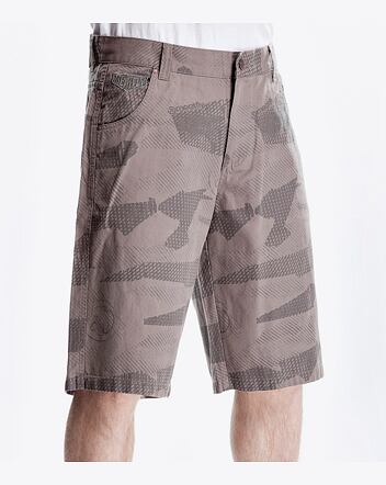 Kraťasy Meatfly Bobber 16 Shorts, C-Light Grey Camo