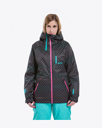 Bunda Meatfly Nim 2 Jacket 17, F - Rainbow Dot Print
