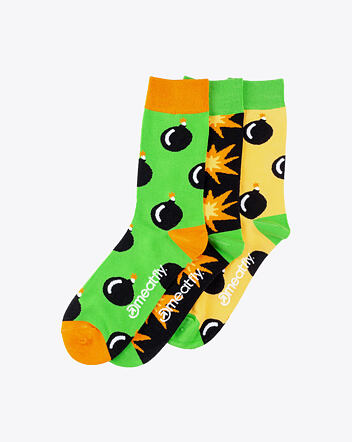 Ponožky Meatfly Bomb socks - S19, Triple pack