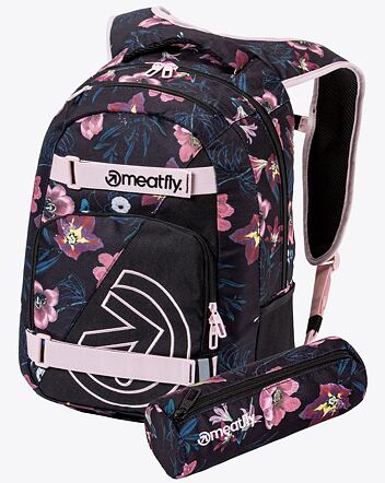 Batoh Meatfly Exile, Hibiscus Black, 24 L + PERAČNÍK ZADARMO