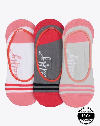 Ponožky Meatfly Low Socks Triple Pack, Grey