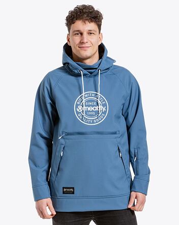 Pánska softshell bunda Meatfly Jax, Slate Blue