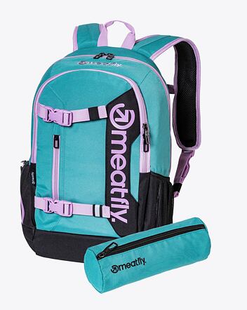 Batoh Meatfly Basejumper, Green Moss/Black, 22 L