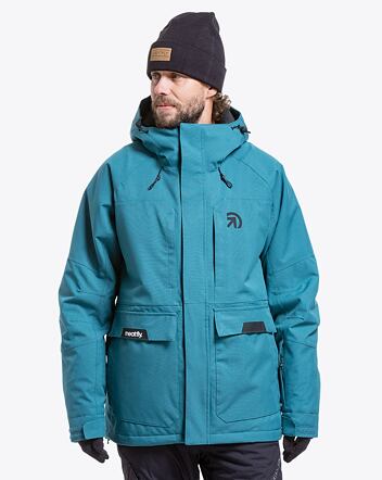 Pánska SNB & SKI bunda Meatfly Vertigo, Teal Blue