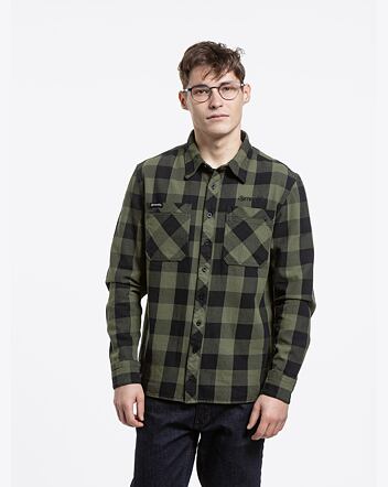 Pánska košeľa Meatfly Hunt 2.0 Premium, Olive