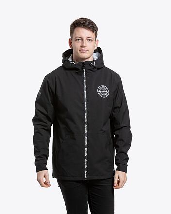 Pánska street bunda Meatfly Finn, Black