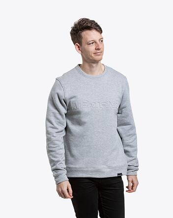 Pánska mikina Meatfly Luke Crewneck, Grey Heather