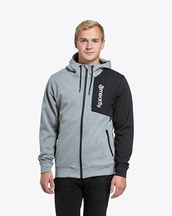 Pánska technická mikina Meatfly Lightyear, Grey Heather