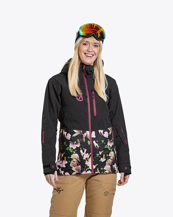 Dámska SNB & SKI bunda Meatfly Gaia, Magnolia/Black