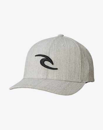 Šiltovka Rip Curl Tepan Flexfit, Light Grey Heat