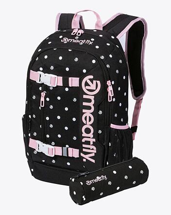 Batoh Meatfly Basejumper, Black Dots, 22 L