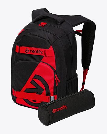 Batoh Meatfly Exile, Red/Black, 24 L + PERAČNÍK ZADARMO