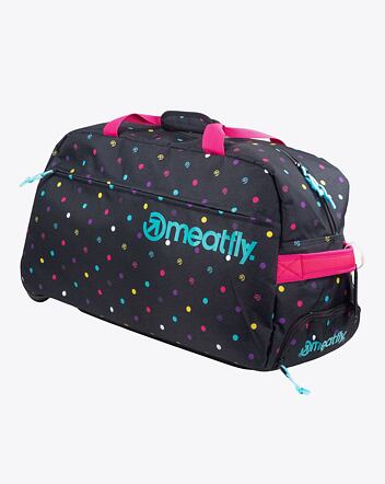 Cestovná taška Meatfly Gail, Color Dots, 42 L