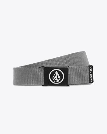 Pánsky opasok Volcom Circle Web Belt, Heather Grey