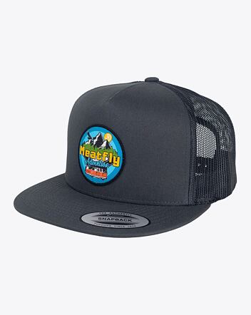 Šiltovka Meatfly Thunderbolt Trucker, Adventure Charcoal