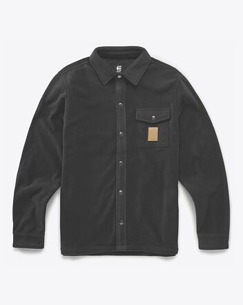 Pánska košeľa Etnies Woodsman Fleece, Black