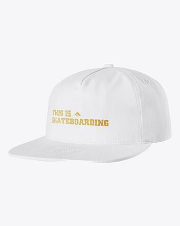 Šiltovka Emerica This Is Skateboarding Snapback, White