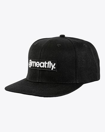 Šiltovka Meatfly Tyler Snapback, Black Basic Logo
